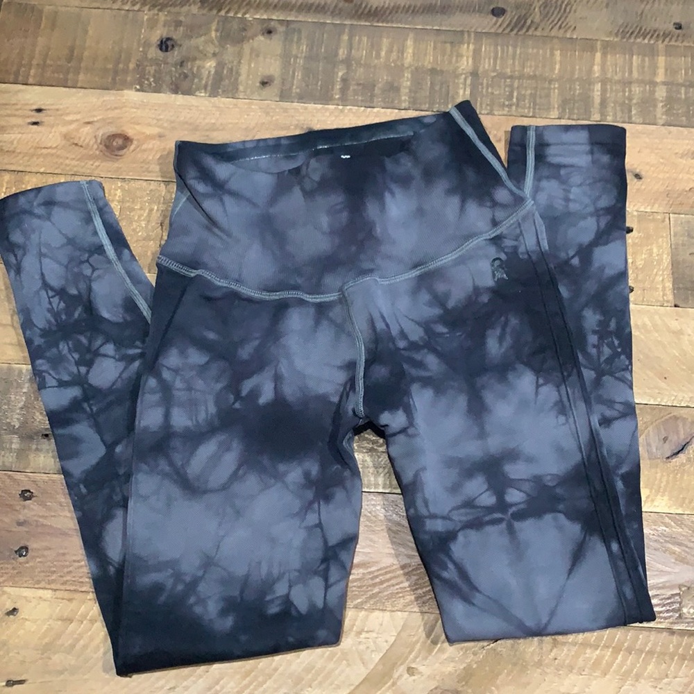 GOOD AMERICAN Tie Dye Seamless Leggings
